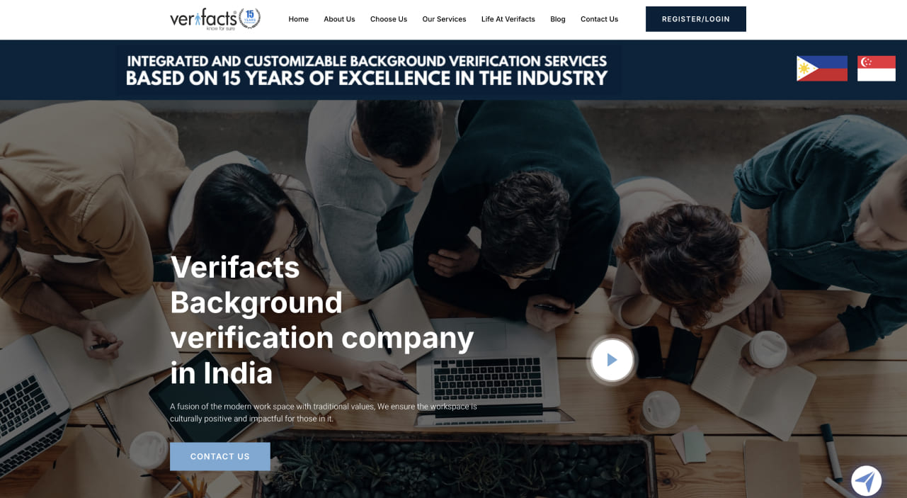 Screenshot of Verifacts' AI exit interview tool using anonymous surveys to collect candid employee feedback and provide deep analytics.