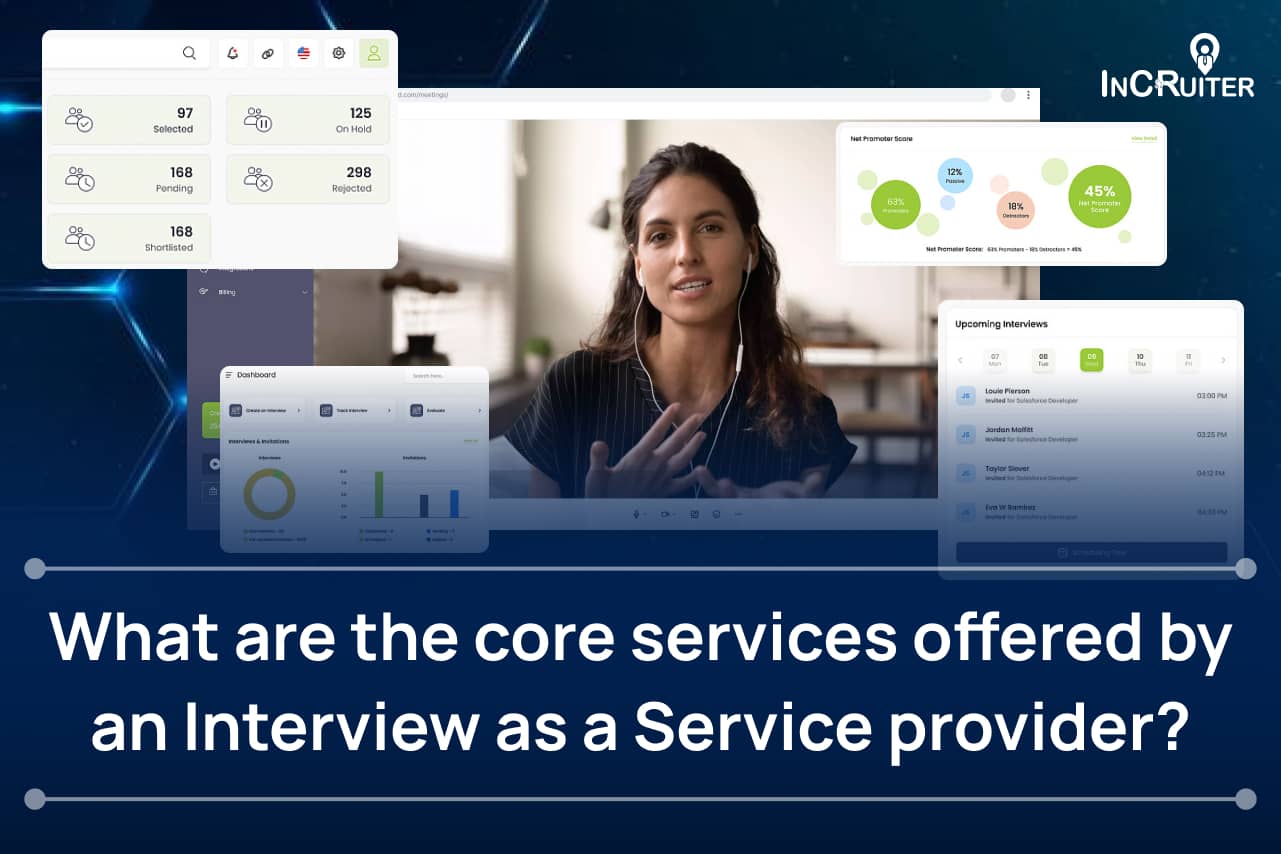 What are the core services offered by an Interview as a Service provider_