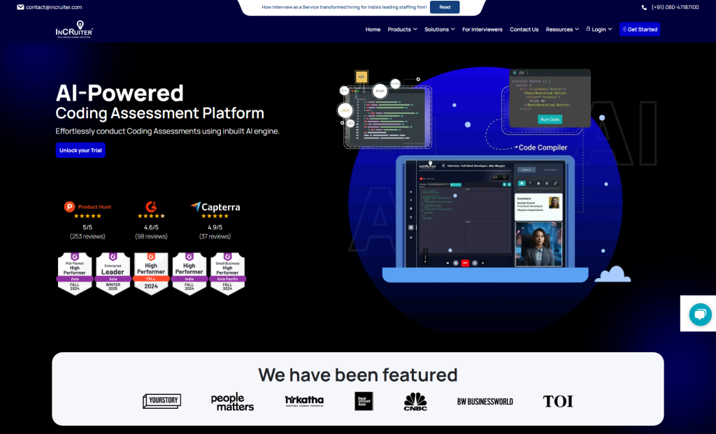 InCruiter - Coding Interview Platform