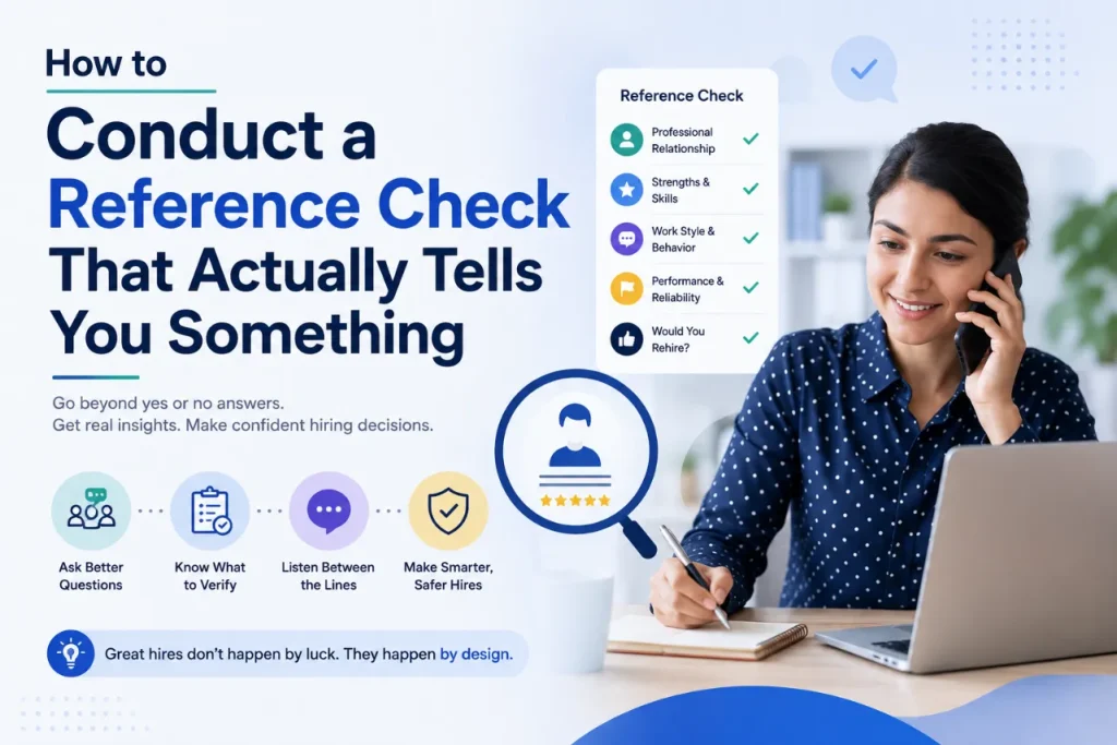 How to Conduct a Reference Check That Actually Tells You Something