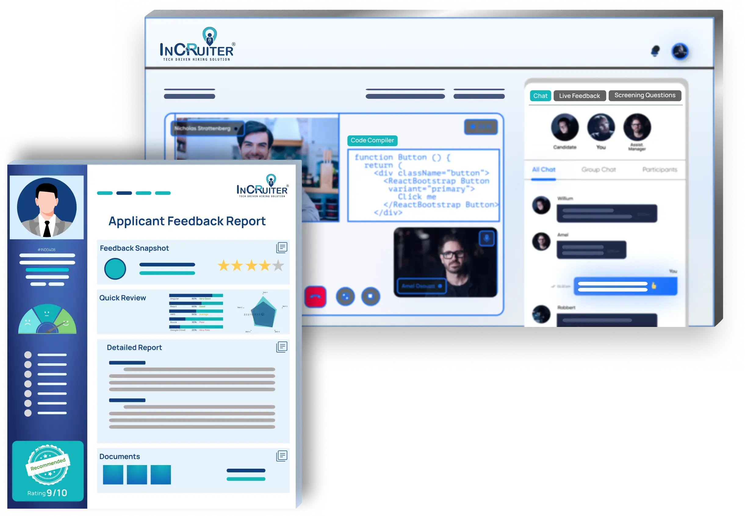 InCruiter AI interview platform